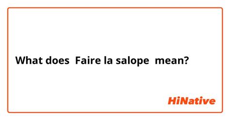 salope definition|salope translation in English .